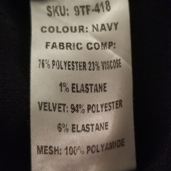 Three Floor Blue Tweed Cut Out Jumpsuit Size 2 (XXS) - Picture 9 of 9